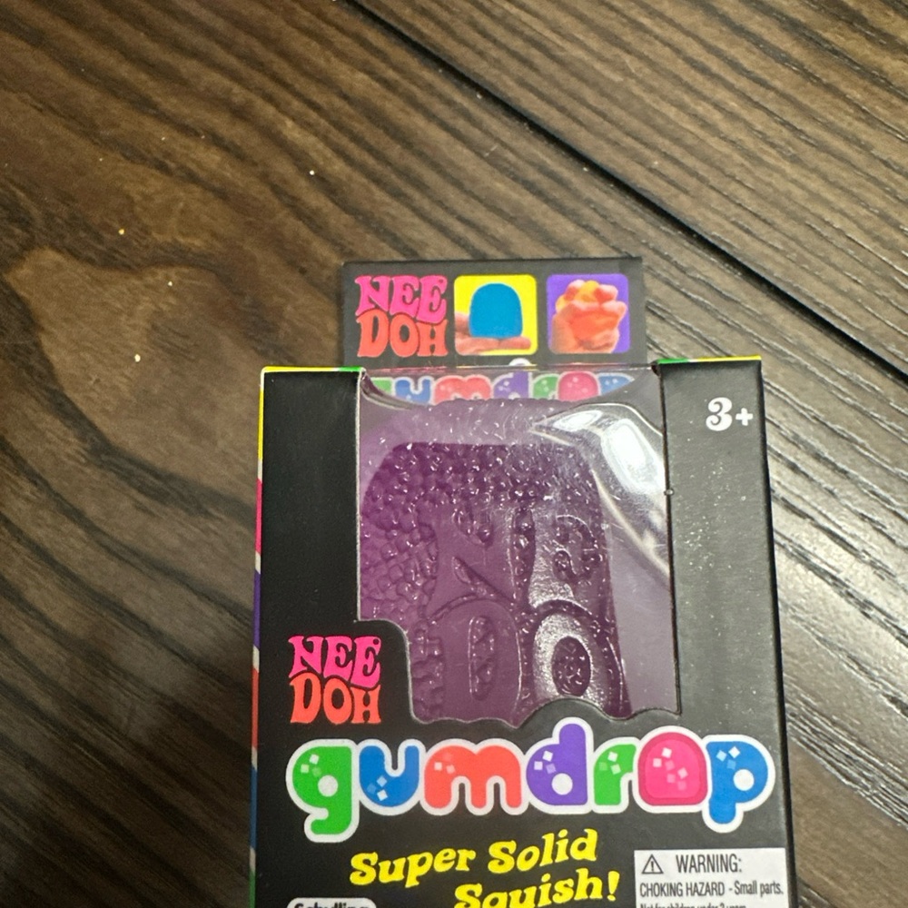 NeeDoh Gumdrop Super Solid Squish - Purple